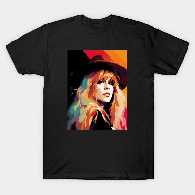 Stevie Nicks WPAP T-Shirt by dapkus99